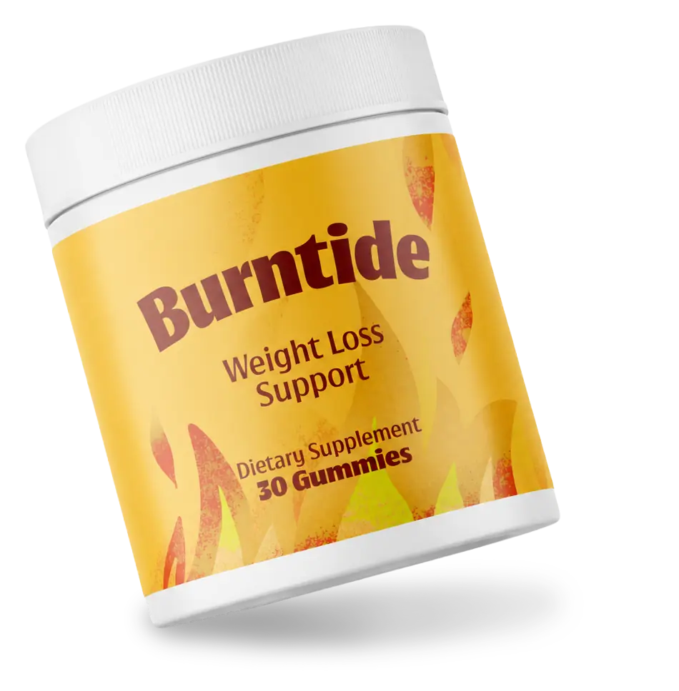 Single jar of Burntide weight-loss support gummies